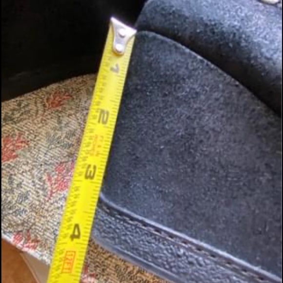 ALDO, Black suede & faux fur, mid-calf, lace up boots. - Picture 3 of 3